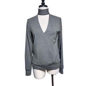 Bailey 44  Eye Splice Sweatshirt Long Sleeve Sexy Pullover Size XSmall